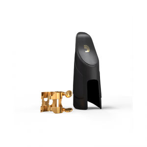 D'Addario Rico H-Ligature & Cap Soprano Saxophone Gold ligatura saksofon sopranowy kapturek
