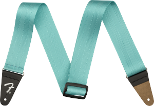Fender 2 American Professional Seat Belt Strap Miami Blue