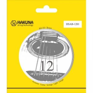 HAKUNA HSAB-1201 Struny do gitary akustycznej