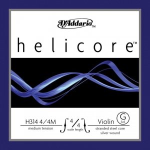 D'Addario H314 Helicore 4/4 G struna skrzypcowa