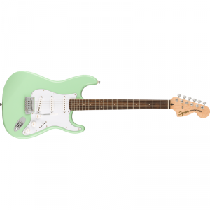 Squier FSR Affinity Series Stratocaster Laurel Fingerboard White Pickguard Surf Green