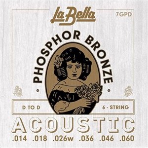 La Bella 7GPD 14-60 struny akustyczne strój D
