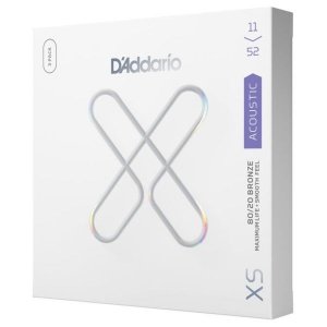 D'Addario XSABR1152-3P 3pack 3-pak 11-52 Phosphor Bronze
