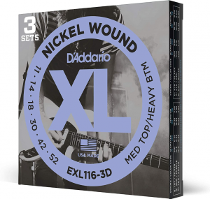 D'Addario EXL116-3D 3pack 3-pak