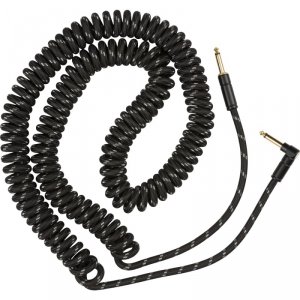 Fender 099-0823-060 Deluxe Coil 30' Black Tweed kabel 9m