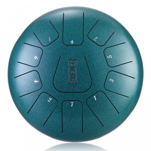 Hluru-Wangyou THF11-12 Malachite Tongue Drum 11 notes 12