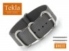 TEKLA 22 mm NATO HEAVY TN01 pasek nylon szary