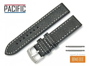 PACIFIC 22 mm pasek skórzany W22 czarny