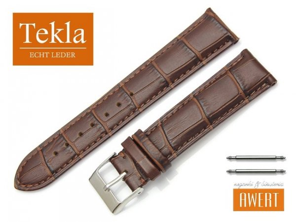 TEKLA 20 mm pasek skórzany PT41 brązowy