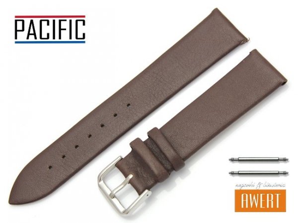 PACIFIC 20 mm pasek skórzany W86 brązowy