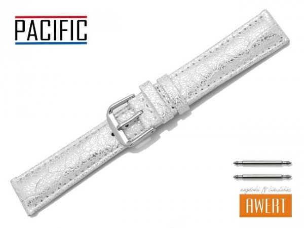 PACIFIC 18 mm pasek skórzany W123 biały