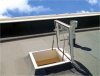 Flachdach-Ausstiegsfenster Icopal Kominarczyk 80x80 x20cm  100x100 x30cm Manuell betätigt - zweischichtig =2,6 Wm2K Dachluke Dachfläche