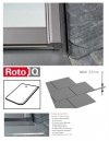 Kombi-Eindeckrahmen Roto Q-4 EDS 2/1 Eindeckrahmen - für Flachdecken und profilierte Eindeckmaterialien bis max. 35 / Dachziegel oder Bitumenschindeln Schiefer www.house-4u.eu