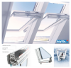 Dachfenster Keylite Polar PVC PCP ATG Schwingfenster aus Kunststoff mit Wärmedämmblock Weiß PVC 3-fach-Verglasung Uw= 1,1
