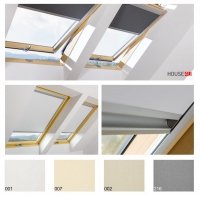 Fakro Verdunkelungsrollo ARF Fakro Zubehör für Dachfenster I PREISGRUPPE; Grau, Weiß, Beige, Dunkelblaue 
