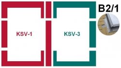 Kombi-Eindeckrahmensystem Fakro KSV B2/1 Für flache Eindeckmaterialien
