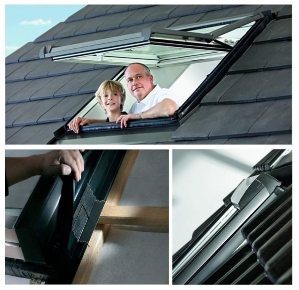 Dachfenster Roto Designo R7 R79C K PVC Kunststoff K 3-fach-Verglasung Uw-Wert 1,0 ENERGIE PLUS Kunststoff PVC mit Wärmedämmblock, Neu 2022