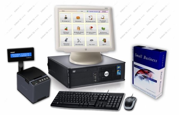 Zestaw: komputer, ekran dotykowy ELO, oprogramowanie Bistro Mini, drukarka fiskalna Thermal XL
