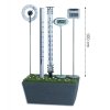 TFA 12.2038 GULLIVER termometr ogrodowy cieczowy zewnętrzny aluminiowy bardzo duży 121 cm