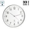 TFA 60.3514 zegar ścienny wskazówkowy sterowany radiowo średnica 33 cm