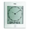 TFA 60.4506 zegar elektroniczny ścienny biurowy sterowany radiowo z termohigrometrem