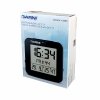 Garni 138B budzik biurkowy z termohigrometrem monitor klimatu pomieszczeń elektroniczny wewnętrzny, czarny