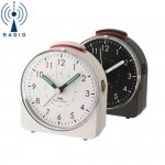 TFA 60.1513 budzik biurkowy zegar wskazówkowy sterowany radiowo płynąca wskazówka