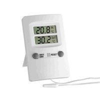 TFA 30.1009 termometr elektroniczny z zewnętrznym czujnikiem przewodowym 