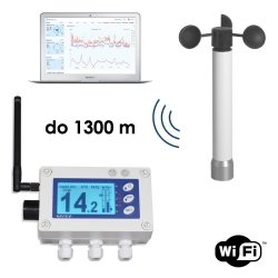 Navis W410XL rejestrator prędkości wiatru sygnalizacyjny bezprzewodowy wyjście przekaźnikowe moduł on-line WiFi moduł Bluetooth 