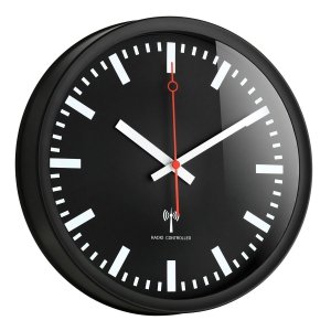 TFA 60.3513 zegar ścienny wskazówkowy sterowany radiowo płynąca wskazówka 25 cm