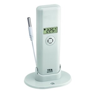 TFA 30.3313.02 czujnik temperatury bezprzewodowy z wodoszczelną sondą zewnętrzną linii PRO WeatherHub Smart Home