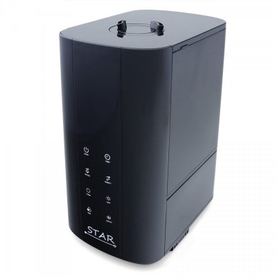 Airbi STAR nawilżacz powietrza ultradźwiękowy, plazma, aromadyfuzer, czarny 45m2 - OUTLET
