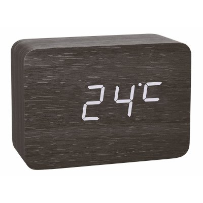 TFA 60.2549.01 CLOCCO  budzik biurkowy zegar elektroniczny sterowany radiowo z czujnikiem temperatury