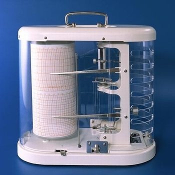 Fischer 425 termohigrograf profesjonalny tradycyjny rejestrator temperatury i wilgotności mechaniczny termohigrometr samopiszący