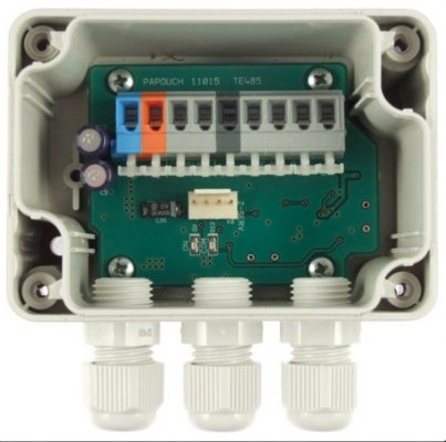 Papouch TE485 przetwornik tensometryczny RS485 przetwornik do sensorów siły Modbus RTU