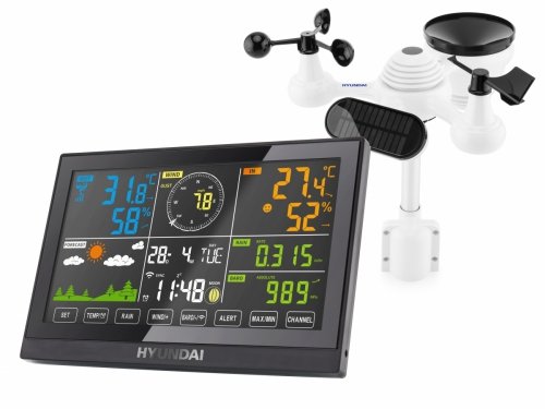 Hyundai WSP 5200 WIFI – stacja meteorologiczna z Wi-Fi i czujnikiem 5 w 1