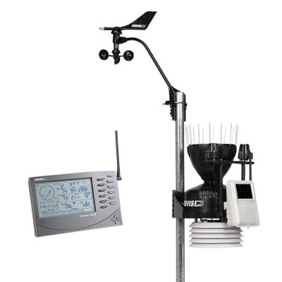 Davis 6162 Vantage Pro2 Plus stacja meteorologiczna bezprzewodowa półprofesjonalna czujniki promieniowania