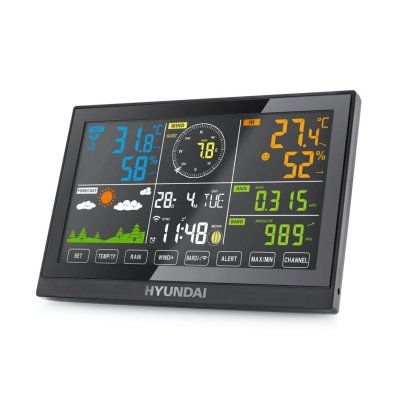 Hyundai WSP 5200 WIFI – stacja meteorologiczna z Wi-Fi i czujnikiem 5 w 1