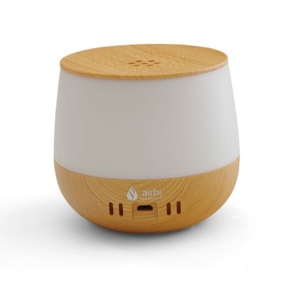  Airbi LOTUS dyfuzor zapachów aromatyzer i nawilżacz powietrza ultradźwiękowy 2 w 1 jasne drewno - OUTLET