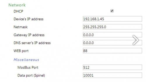 Papouch 2TH ETH PAPAGO moduł pomiarowy internetowy dwukanałowy zasilanie PoE, Modbus TCP, Ethernet, LAN, IP