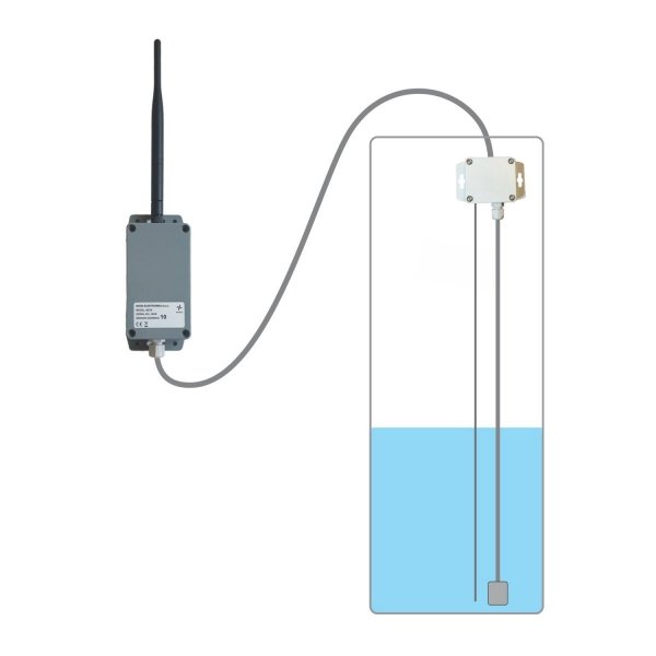 Czujnik poziomu cieczy SC10 Navis sensor pojemnościowy bezprzewodowy do zbiorników