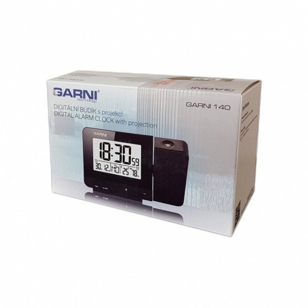  Garni 140 budzik elektroniczny z projektorem i czujnikiem temperatury