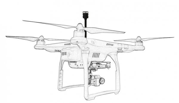 Hongyuv SA2E wiatromierz ultradźwiękowy miniaturowy czujnik prędkości i kierunku wiatru do drona
