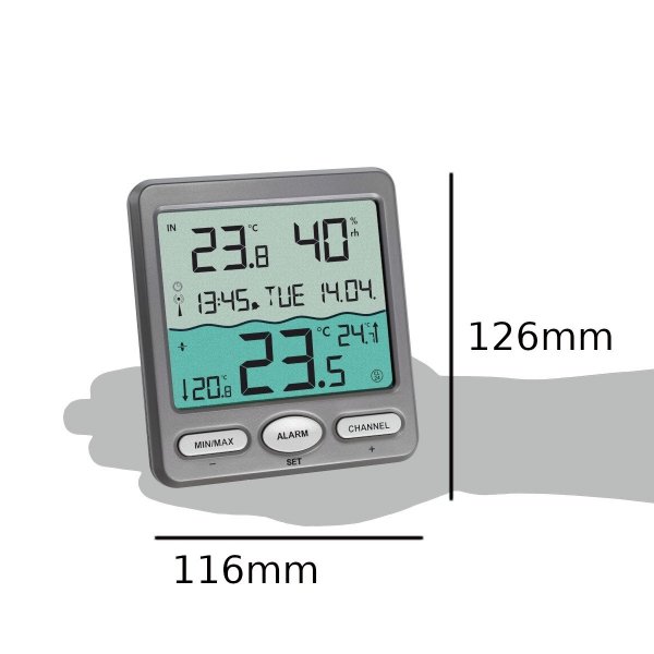  TFA 30.3056 VENICE termometr basenowy bezprzewodowy