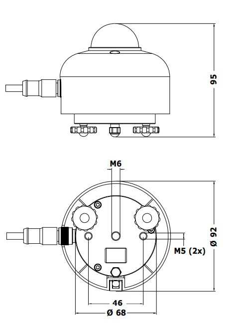 Hukseflux SR30 czujnik promieniowania całkowitego pyranometr do instalacji fotowoltaicznych IEC klasa A