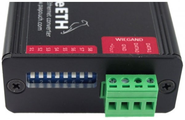 Papouch WieETH Wiegand konwerter przemysłowy do Ethernet 