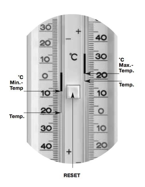 TFA 10.3015.04 termometr zewnętrzny cieczowy ekstremalny min / max REKLAMOWY