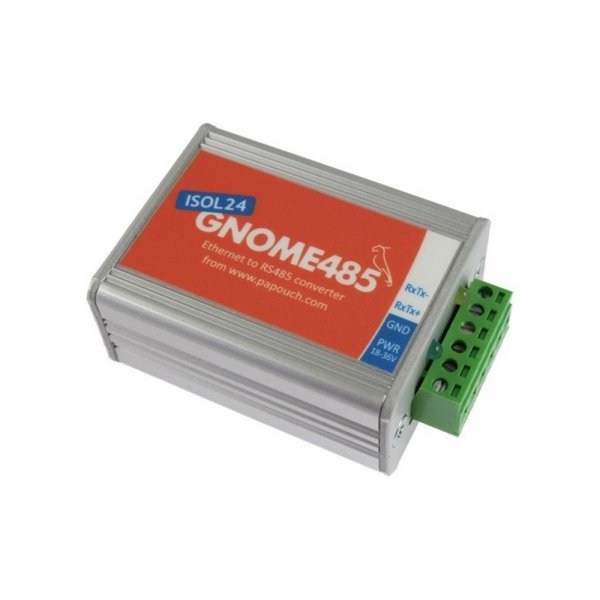 Papouch GNOME485 konwerter sygnału RS485 do Ethernet izolowany galwanicznie