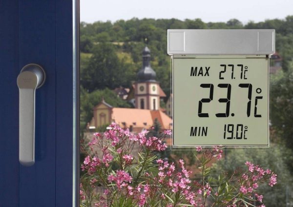 TFA 30.1025 VISION termometr okienny nowoczesny elektroniczny - ZE ZWROTU