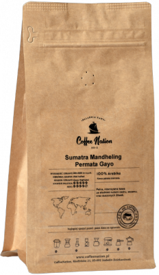Sumatra Mandheling  Permata Gayo  500g  -100% Arabika